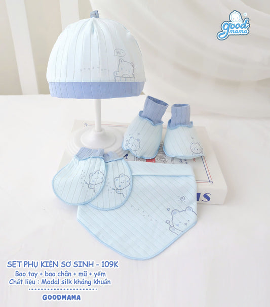 Set Phụ Kiện Sơ Sinh Kháng Khuẩn Goodmama