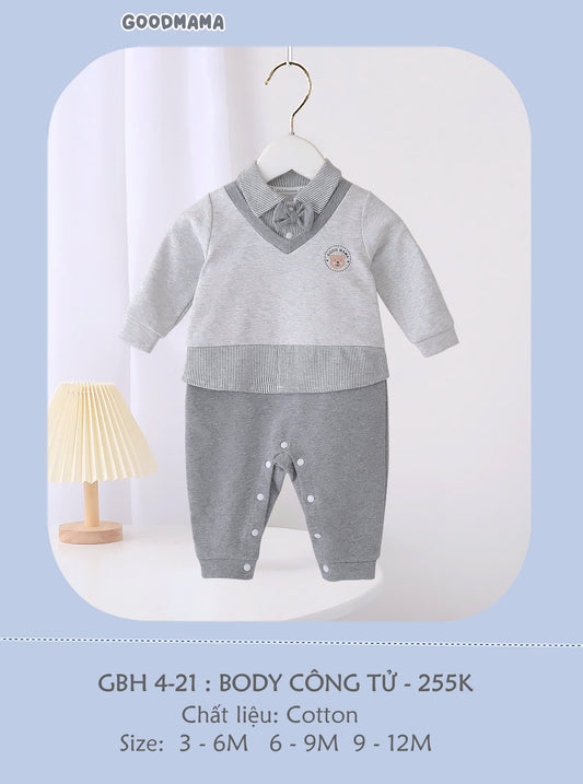 GBH4-21 Body Công Tử Goodmama Chất Liệu Cotton