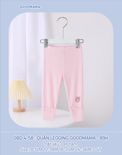 GBD4-58 Quần Legging Goodmama Chất Liệu Len Tăm