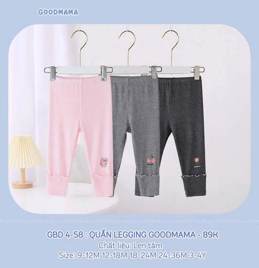 GBD4-58 Quần Legging Goodmama Chất Liệu Len Tăm