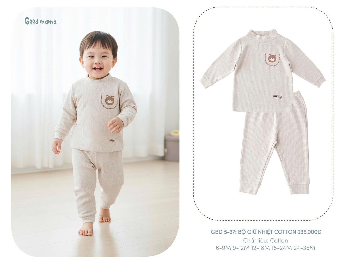 GBD 5 - 37: BỘ GIỮ NHIỆT COTTON