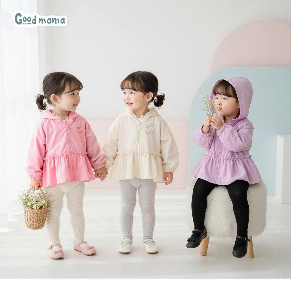 GBH5-84: ÁO KHOÁC GIÓ BÉ GÁI