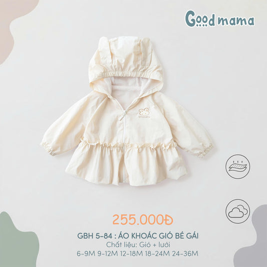 GBH5-84: ÁO KHOÁC GIÓ BÉ GÁI