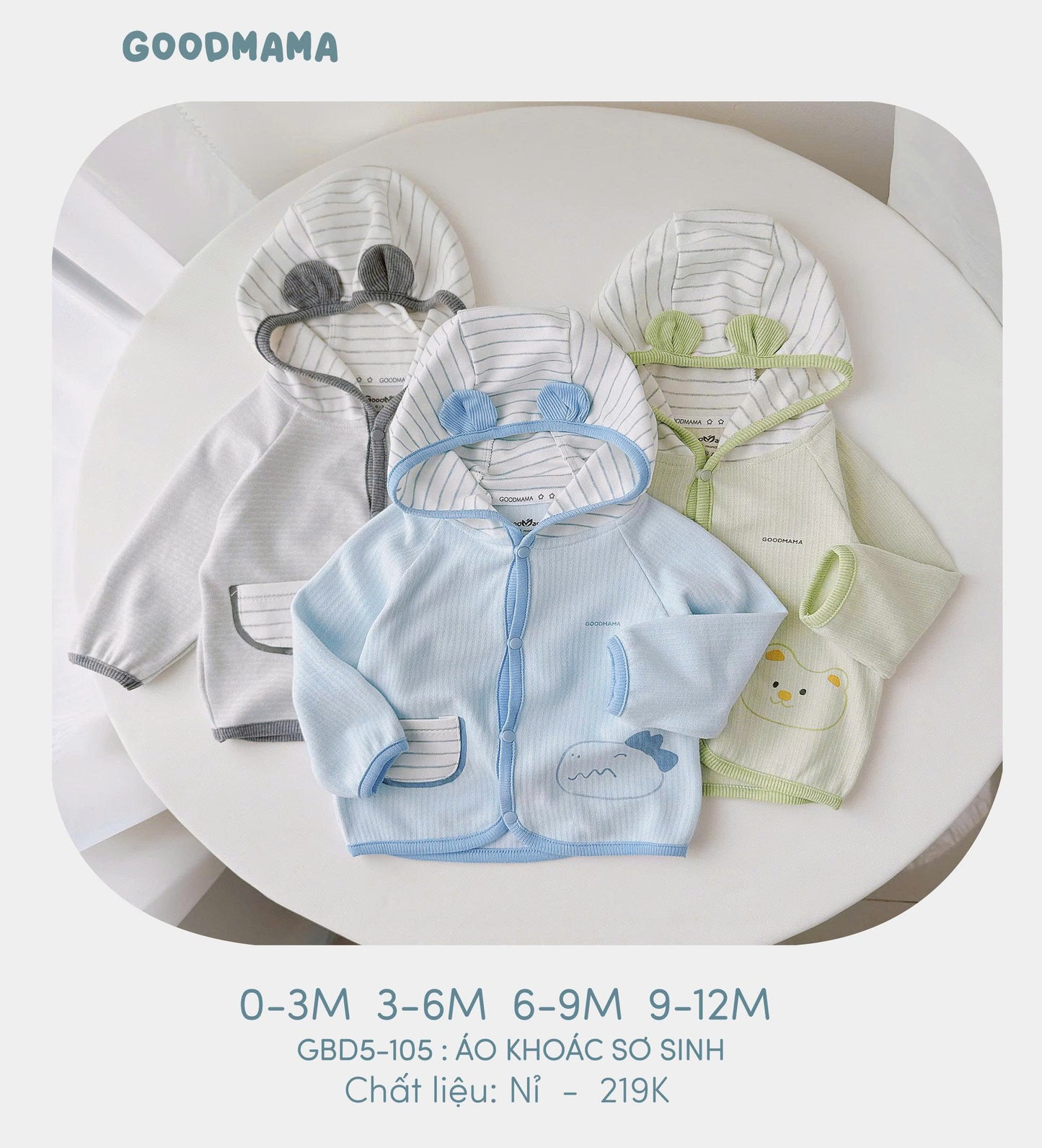 GBD5-105: ÁO KHOÁC SƠ SINH