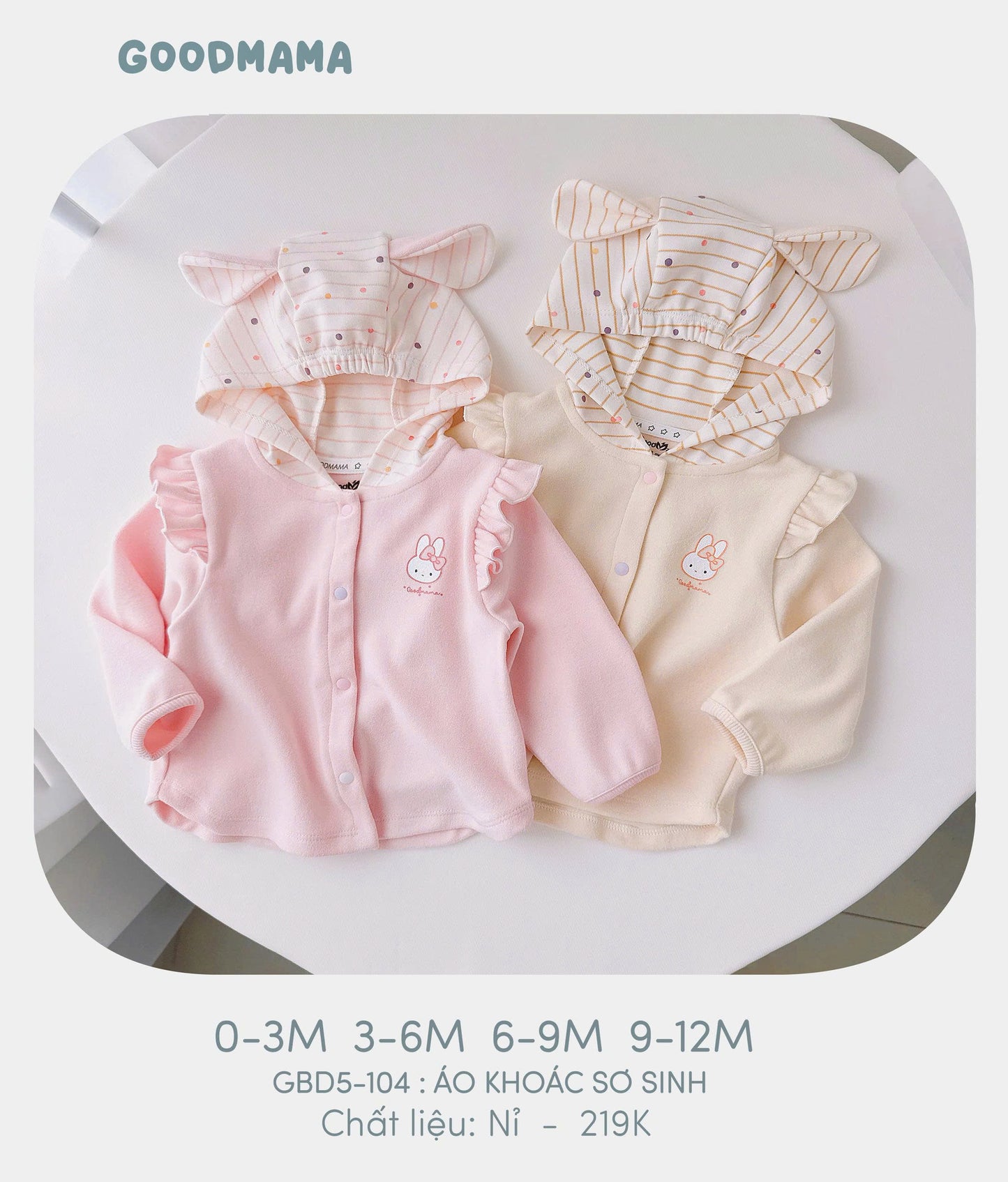 GBD5-105: ÁO KHOÁC SƠ SINH