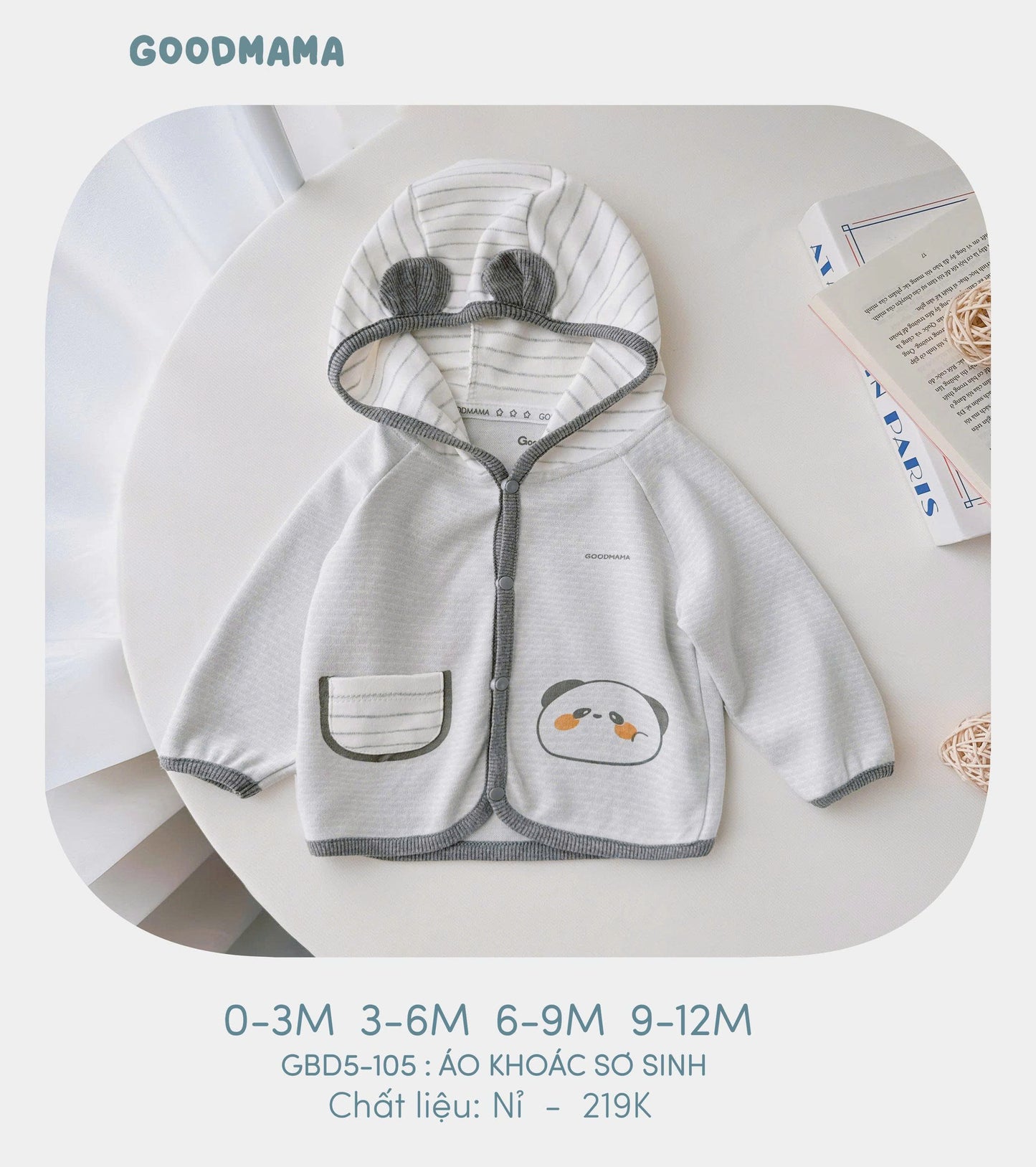 GBD5-105: ÁO KHOÁC SƠ SINH