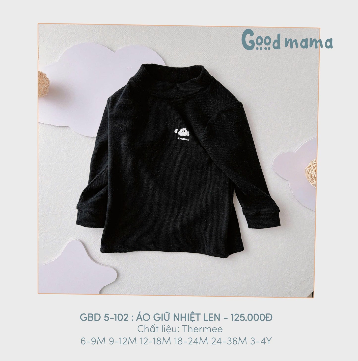 GBD5-102: ÁO GIỮ NHIỆT LEN