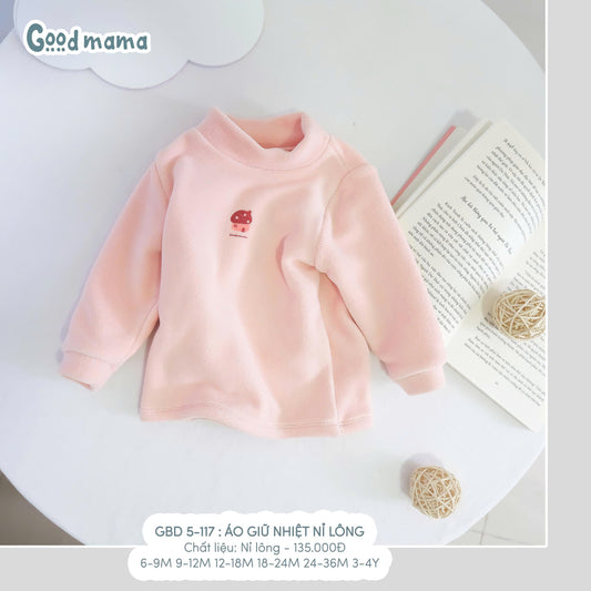 GBD5-117: ÁO GIỮ NHIỆT NỈ LÔNG