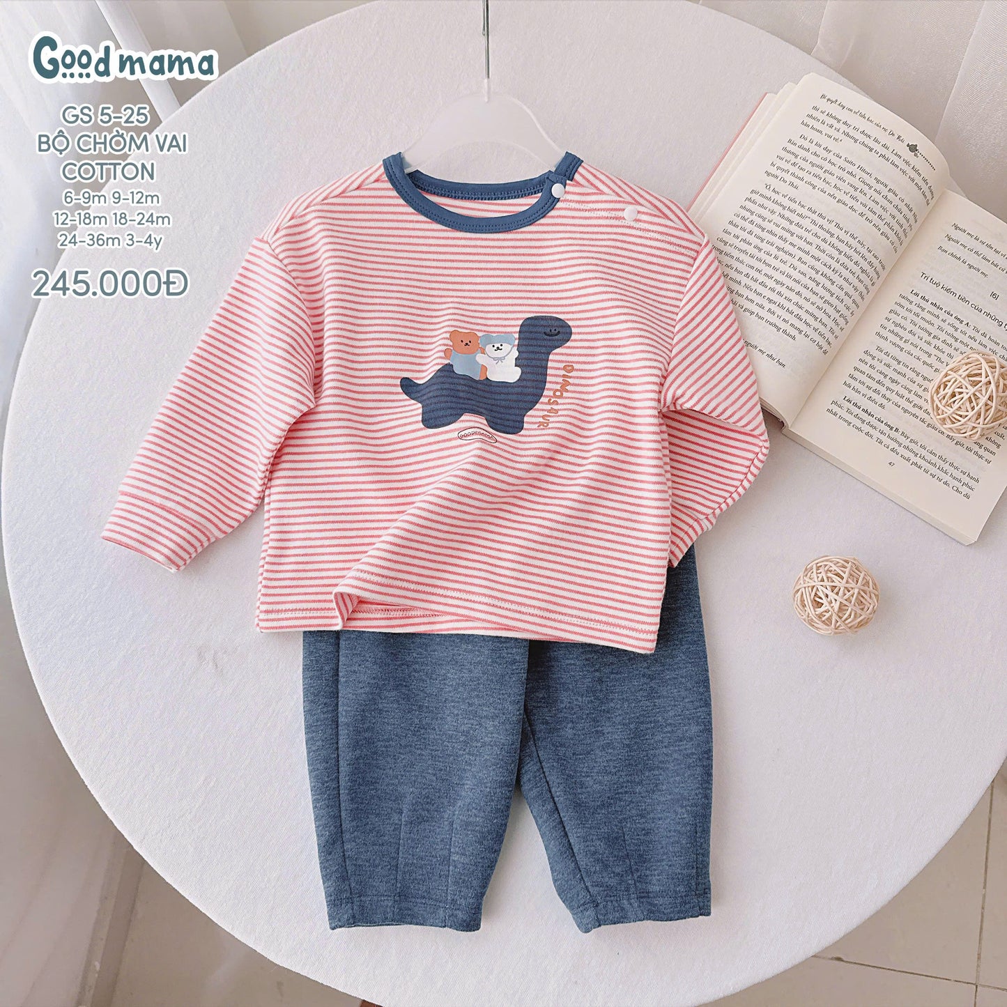 GS5-25: BỘ CHỜM VAI COTTON