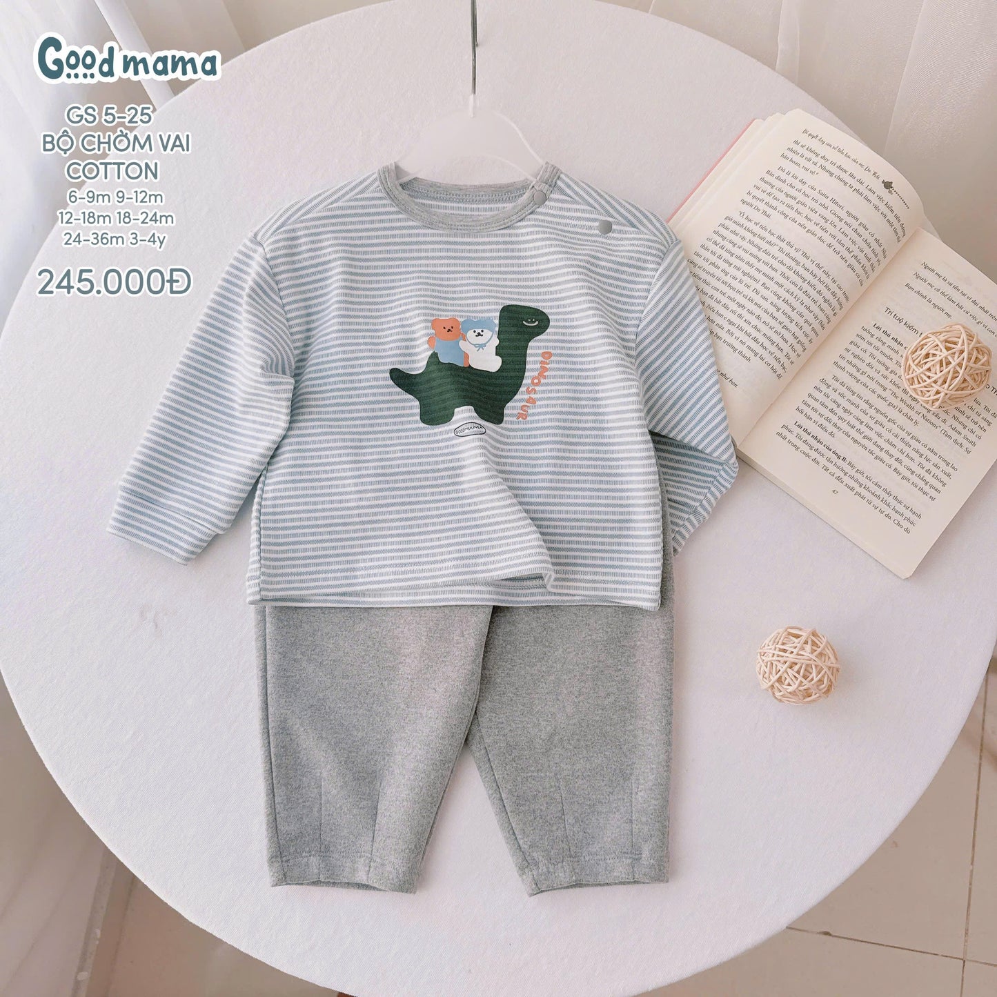 GS5-25: BỘ CHỜM VAI COTTON