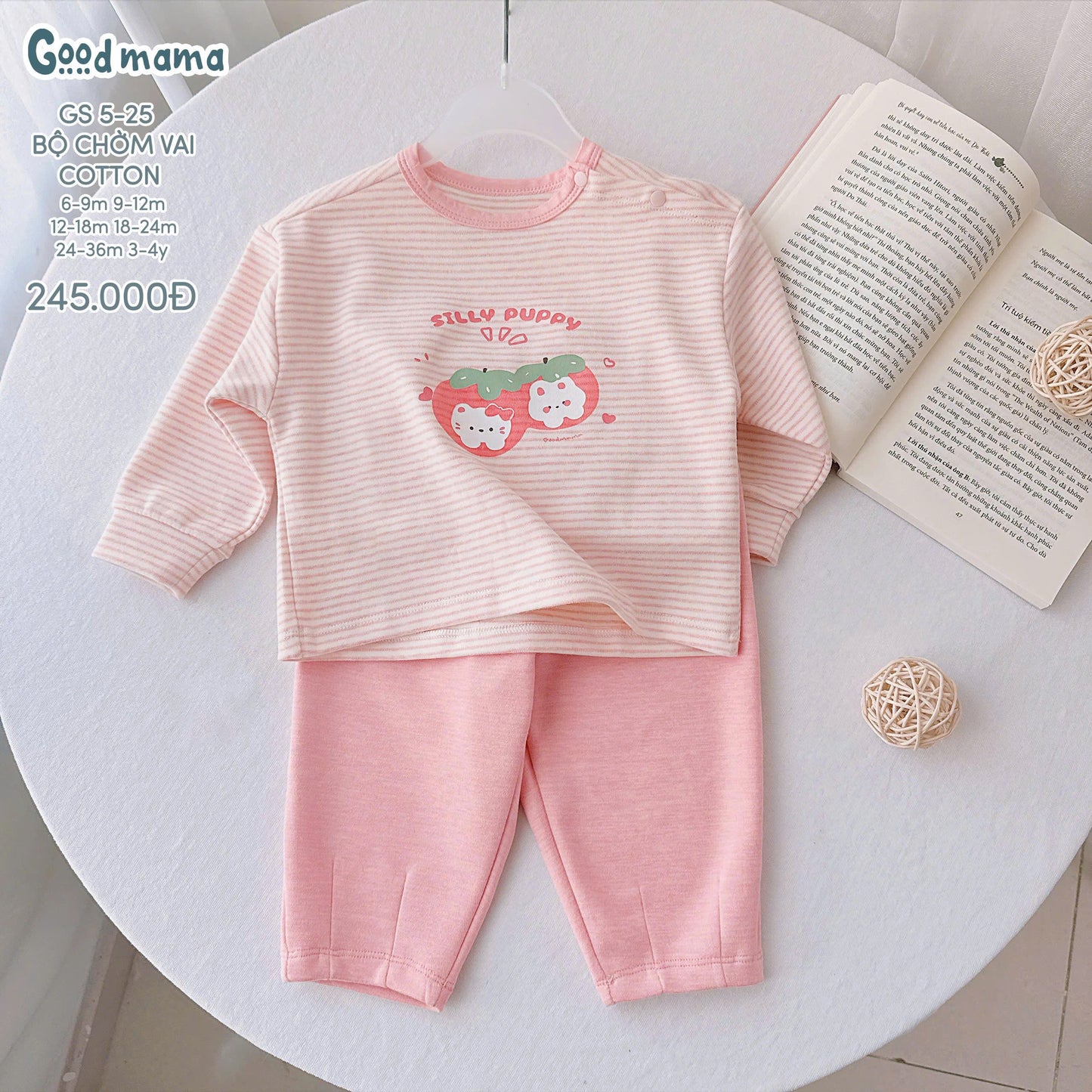 GS5-25: BỘ CHỜM VAI COTTON