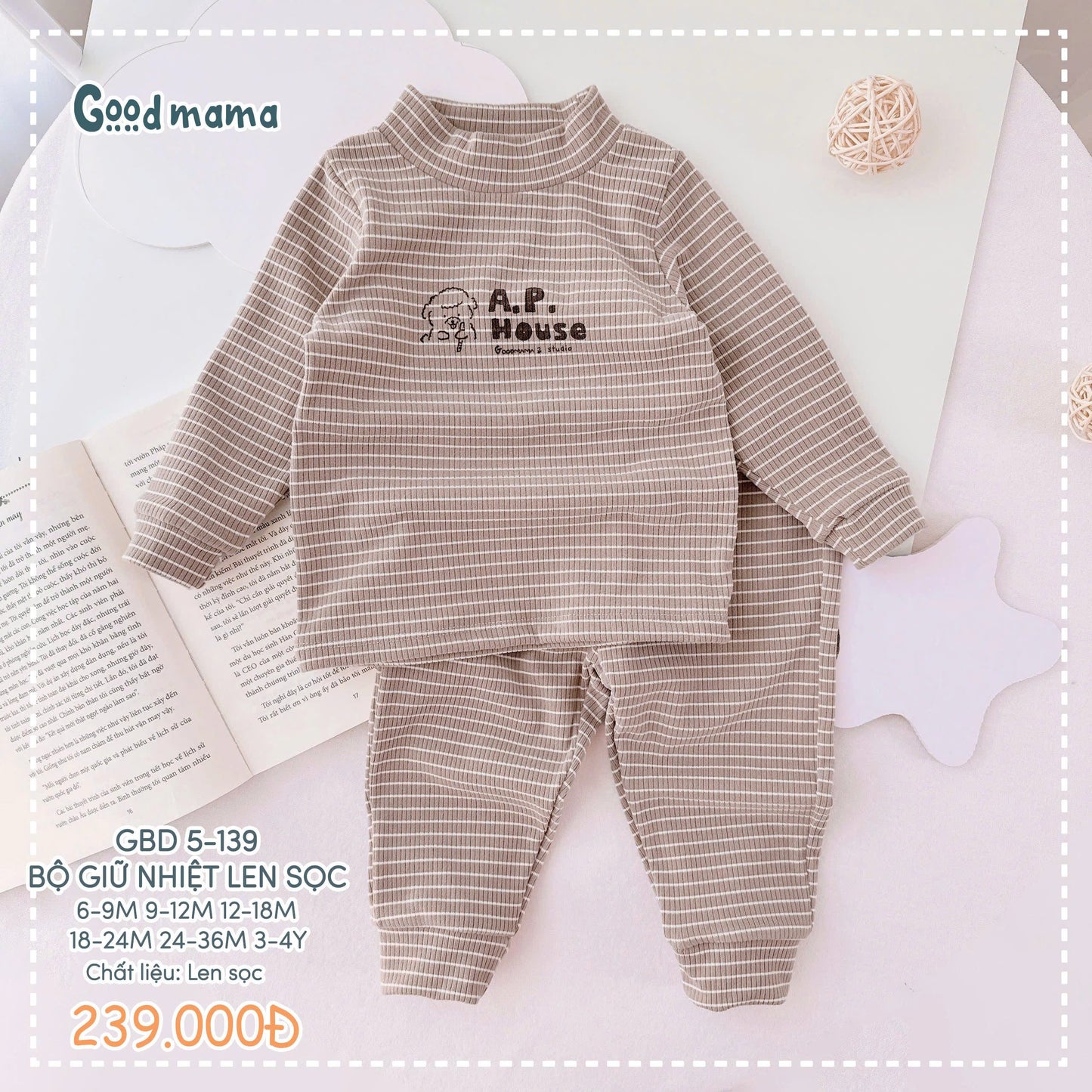 GBD5-139: BỘ GIỮ NHIỆT LEN SỌC