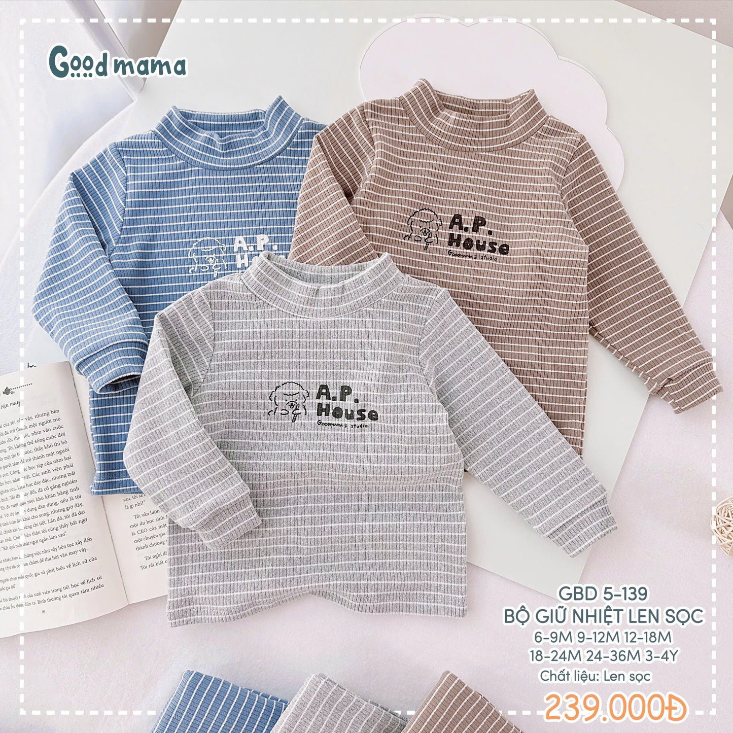 GBD5-139: BỘ GIỮ NHIỆT LEN SỌC