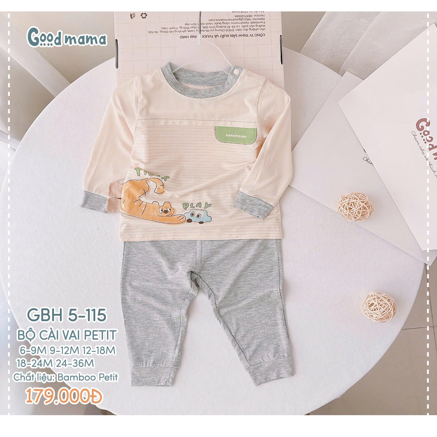 GBH5-115: BỘ CÀI VAI PETIT