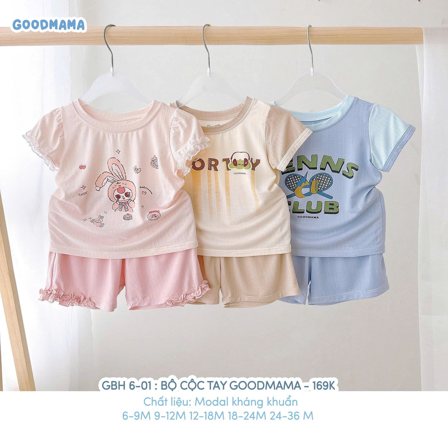 GBH6-01: BỘ CỘC TAY GOODMAMA