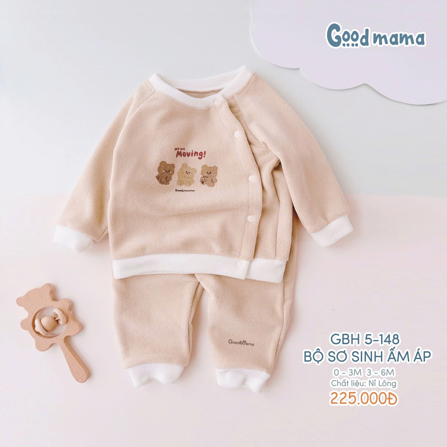 GBD5-148: Bộ sơ sinh ấm áp