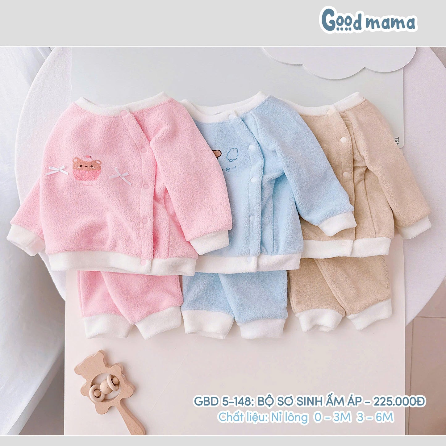 GBD5-148: Bộ sơ sinh ấm áp