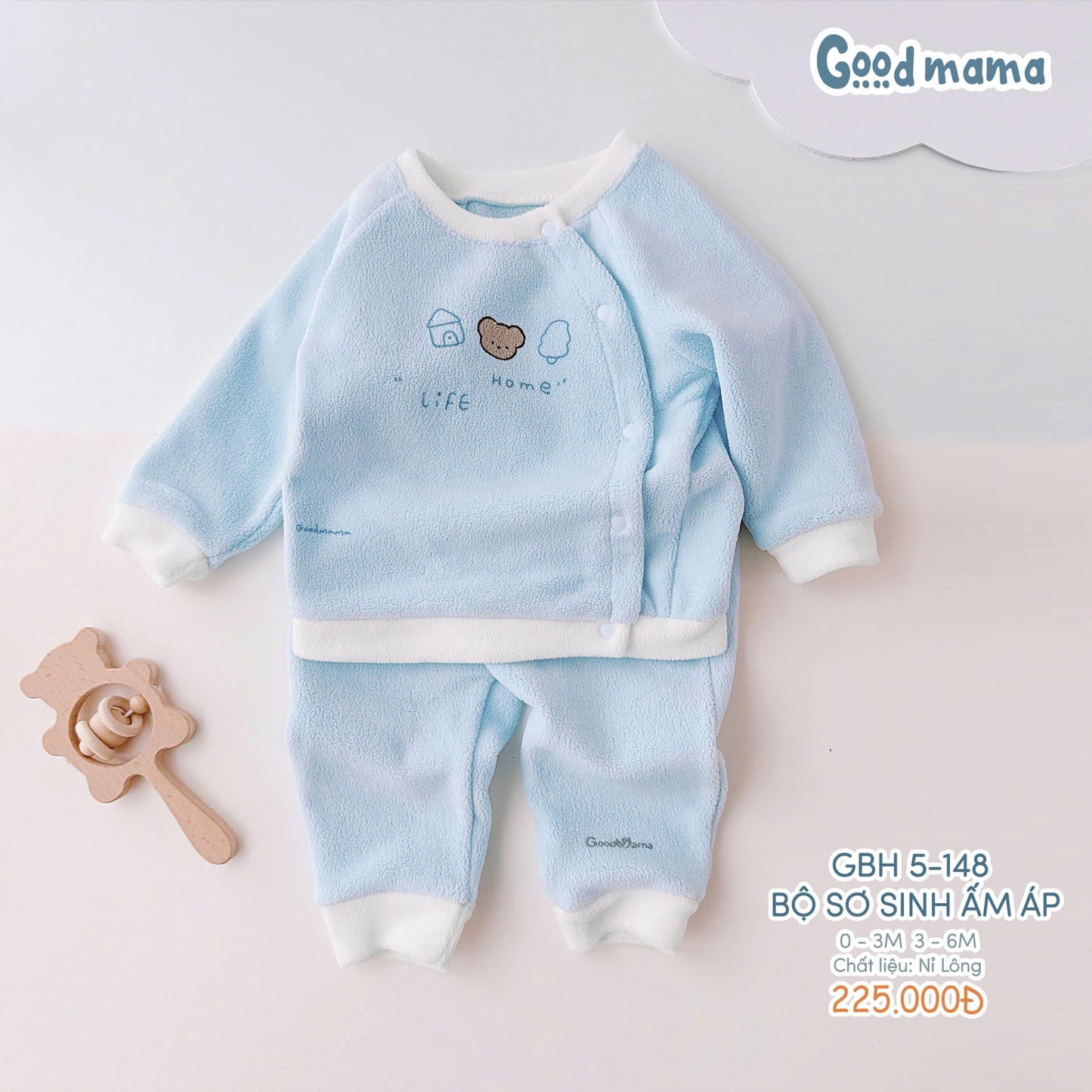 GBD5-148: Bộ sơ sinh ấm áp