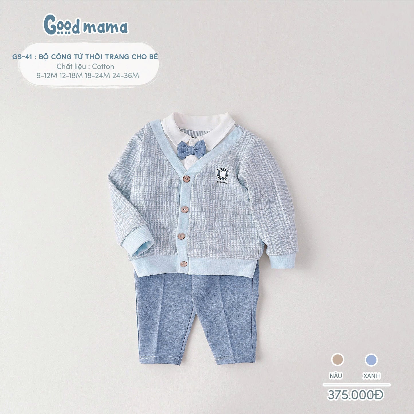 GS5-41: Bộ Công Tử Thời Trang Cho Bé