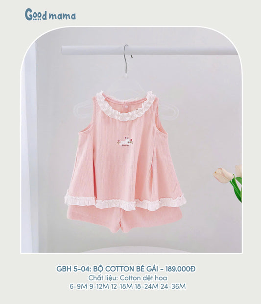 GBH5-04: BỘ COTTON BÉ GÁI