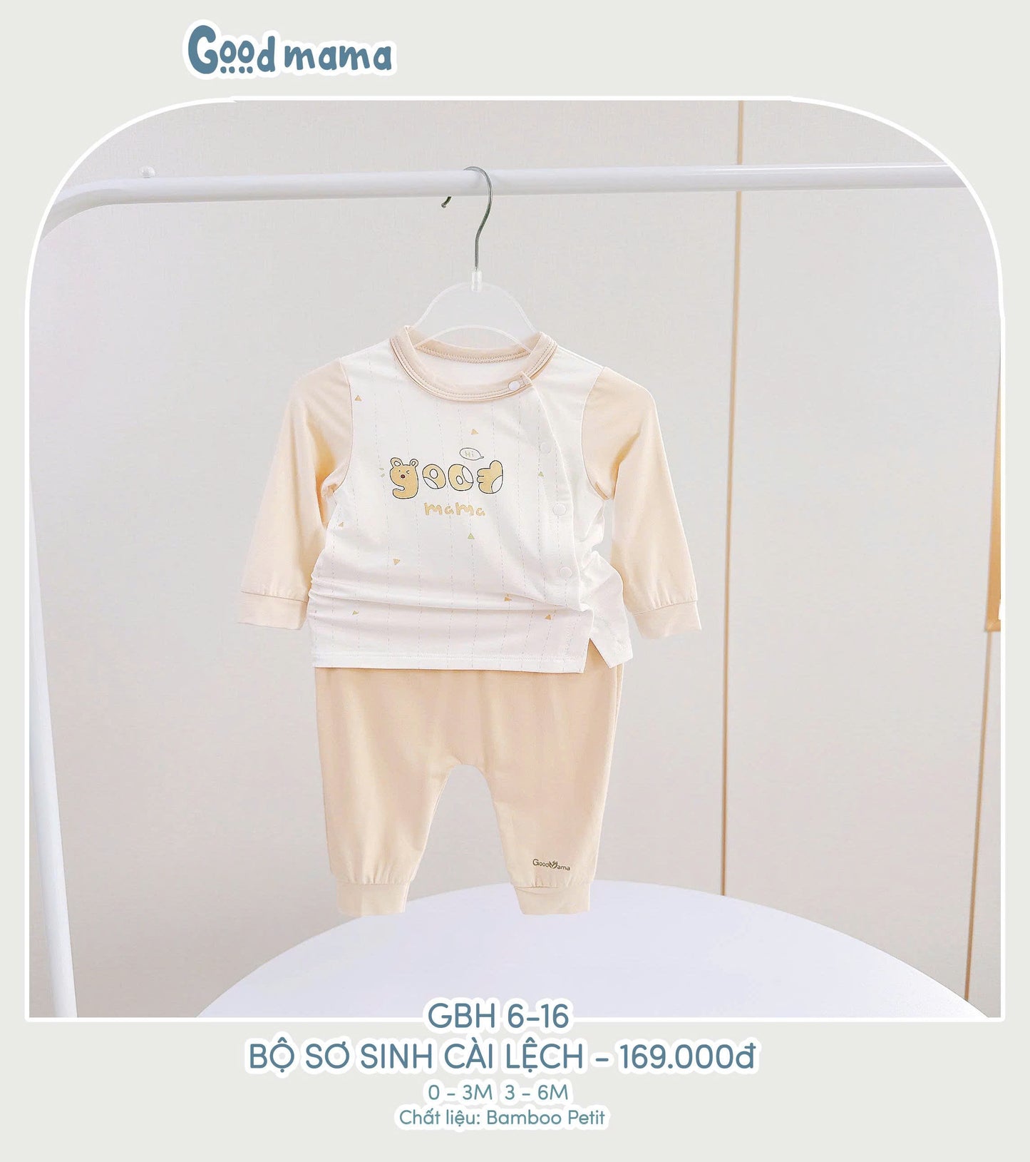 GBH6-16: BỘ SƠ SINH CÀI LỆCH