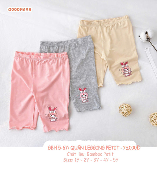GBH5-67 – Quần Legging Petit Mềm Mát Cho Bé Gái