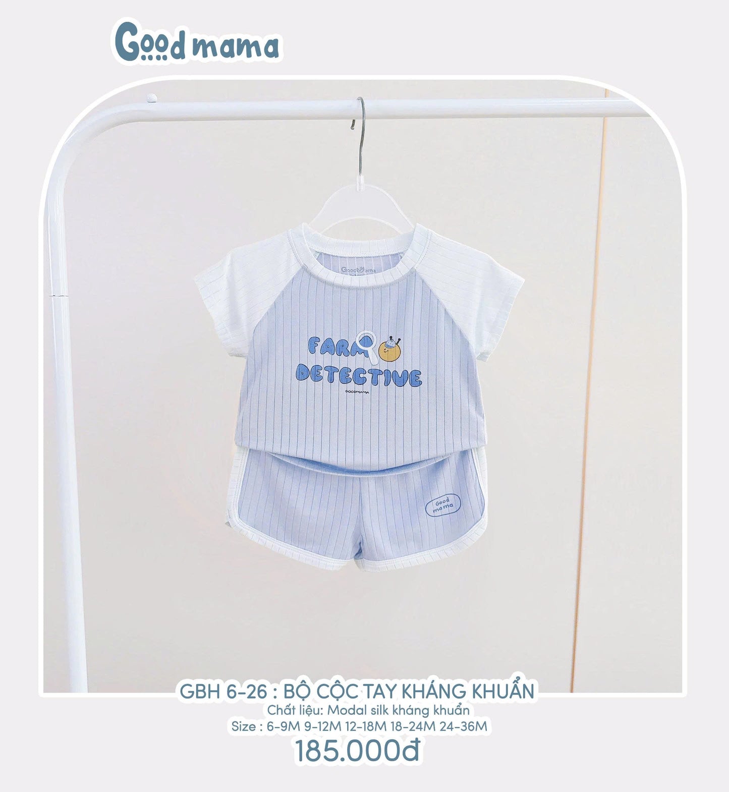 GBH6-26 BỘ CỘC TAY MODAL SILK KHÁNG KHUẨN