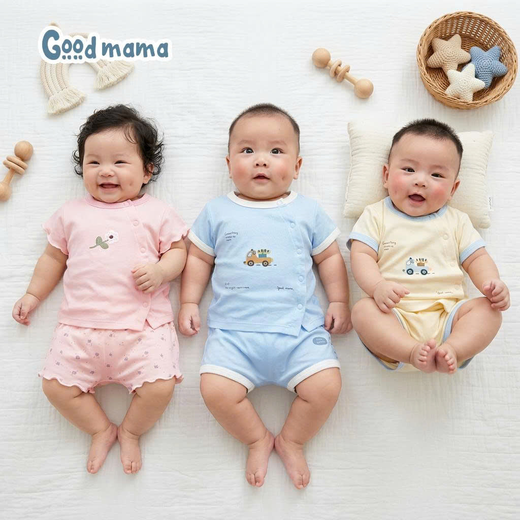 GBH6-55: BỘ SƠ SINH CÀI LỆCH