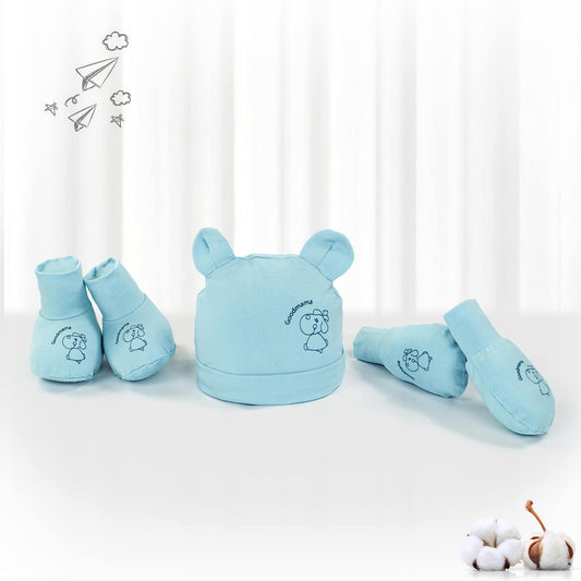 Phụ Kiện Cho Bé - SET Mũ Tất và Găng Tay Sơ Sinh Goodmama